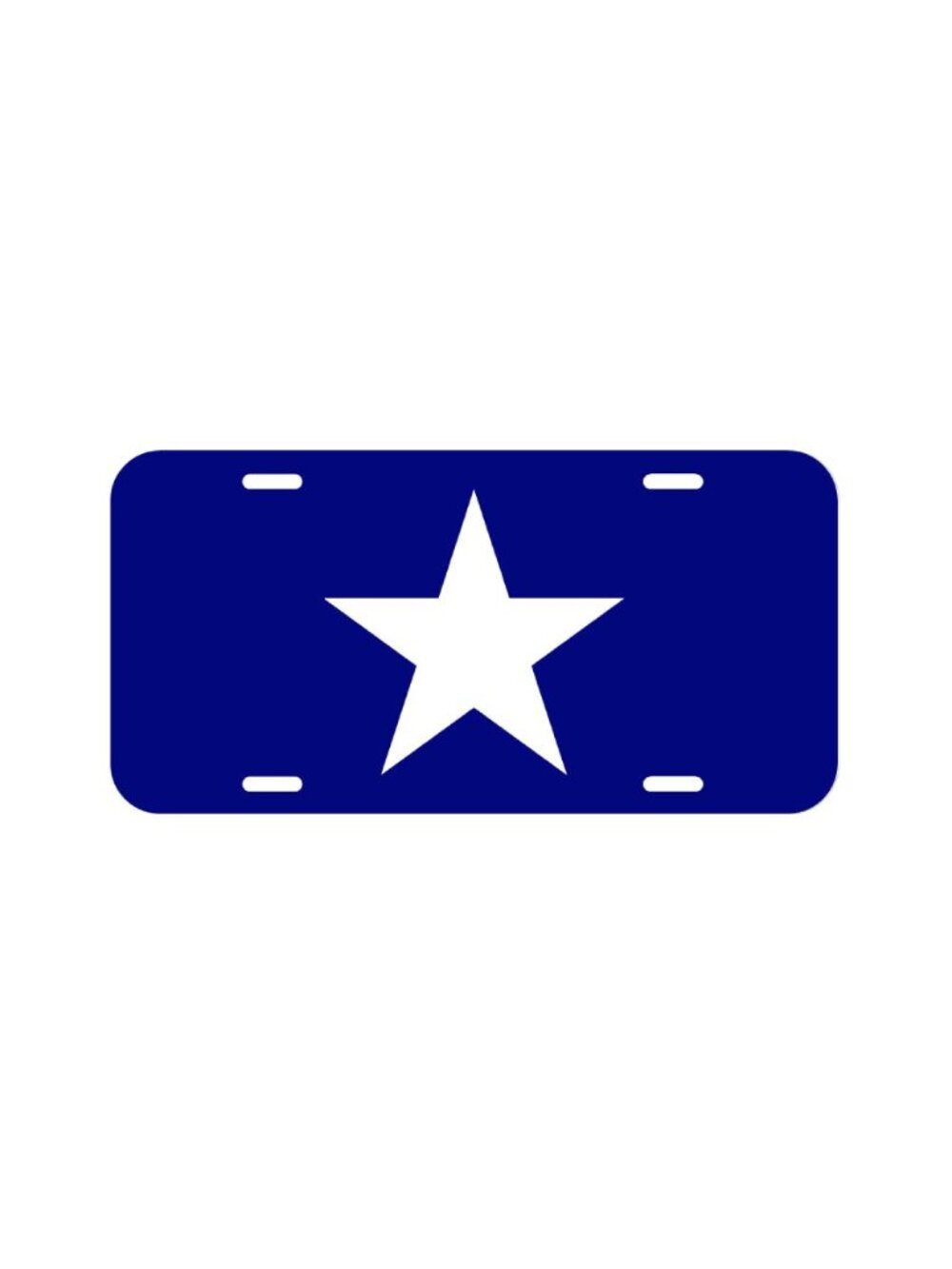 NEW Bonnie Blue USA Aluminum License Plate CAR SUV Truck